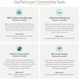 StarTech.com USB-C Triple Monitor Docking Station - Triple 4K HDMI/DP USB-C Dock - 5x USB Hub - GbE - 100W PD - Universal / Multi Monitor
