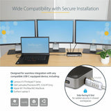 StarTech.com USB-C Triple Monitor Docking Station - Triple 4K HDMI/DP USB-C Dock - 5x USB Hub - GbE - 100W PD - Universal / Multi Monitor