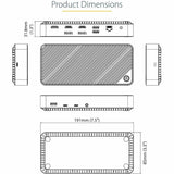 StarTech.com USB-C Triple Monitor Docking Station - Triple 4K HDMI/DP USB-C Dock - 5x USB Hub - GbE - 100W PD - Universal / Multi Monitor