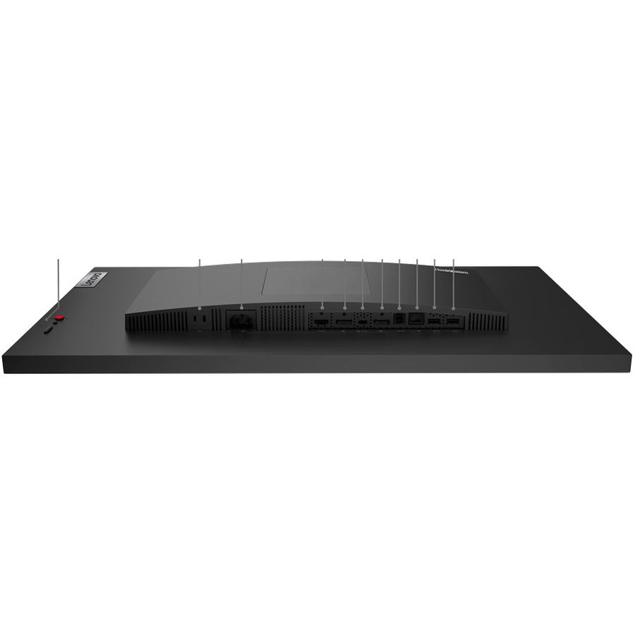 Lenovo ThinkVision P27h-30 27" Class WQHD LED Monitor - 16:9 - Raven Black