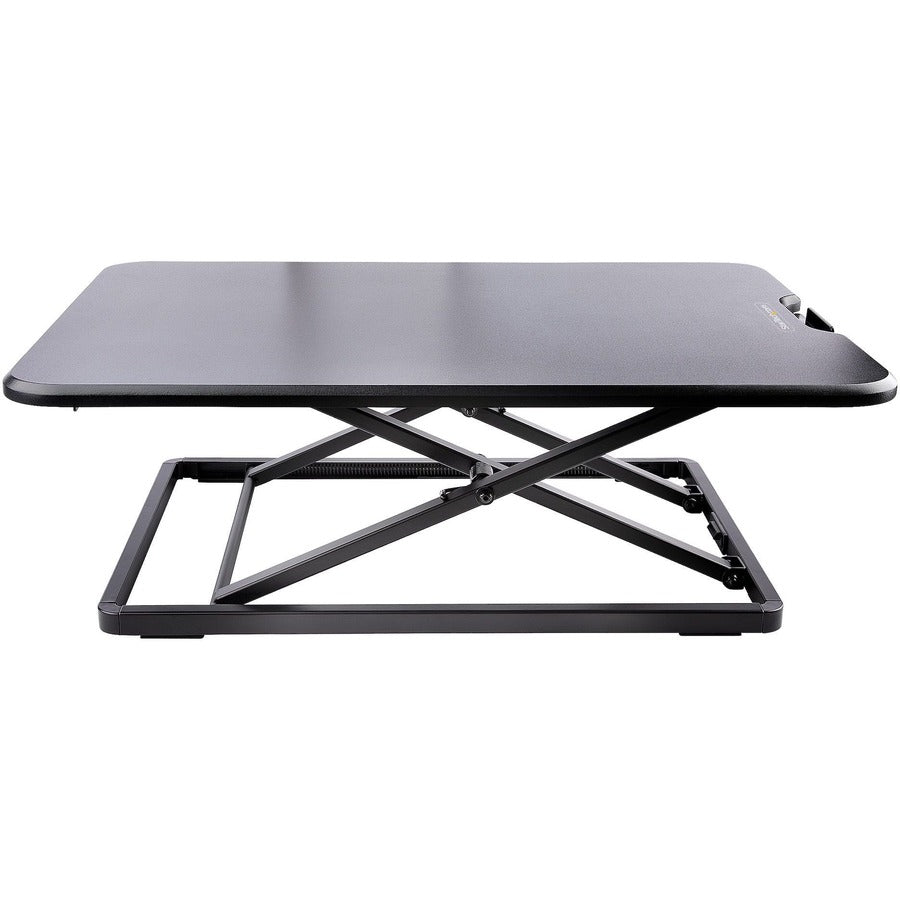 StarTech.com Standing Desk Converter for Laptop, Up to 8kg/17.6lb, Height Adjustable Laptop Riser, Table Top Sit Stand Desk Converter
