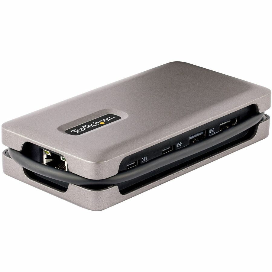 StarTech.com USB-C Multiport Adapter, 4K 60Hz HDMI (HDR), USB 3.2 Gen 2 10Gbps Hub (2xUSB-C/1xUSB-A), 100W PD Pass-Through, GbE, Mini Dock
