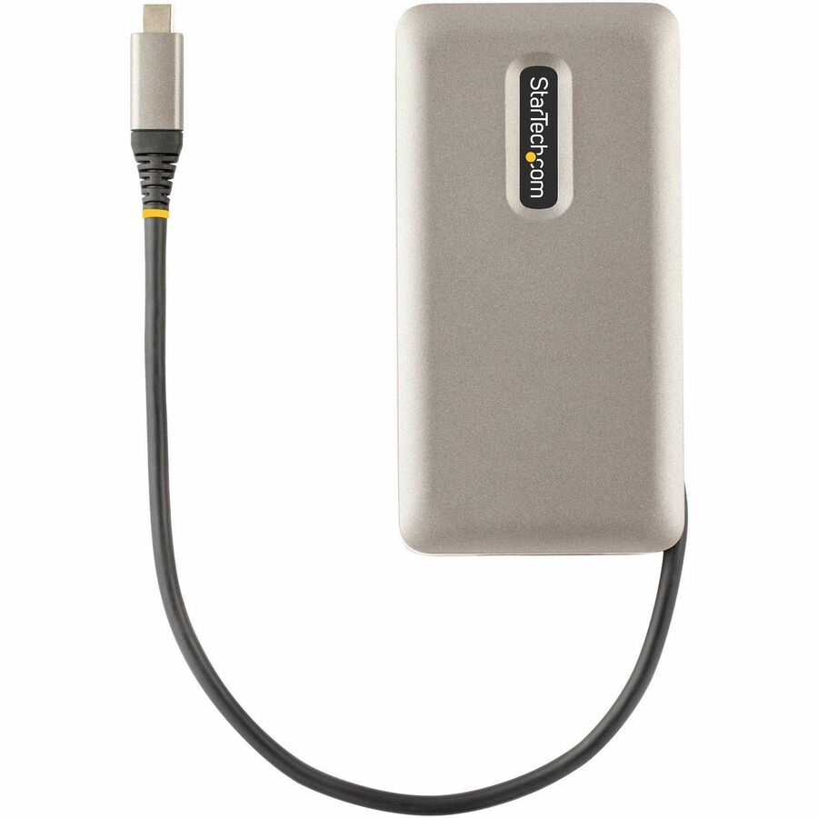 StarTech.com USB-C Multiport Adapter, 4K 60Hz HDMI (HDR), USB 3.2 Gen 2 10Gbps Hub (2xUSB-C/1xUSB-A), 100W PD Pass-Through, GbE, Mini Dock
