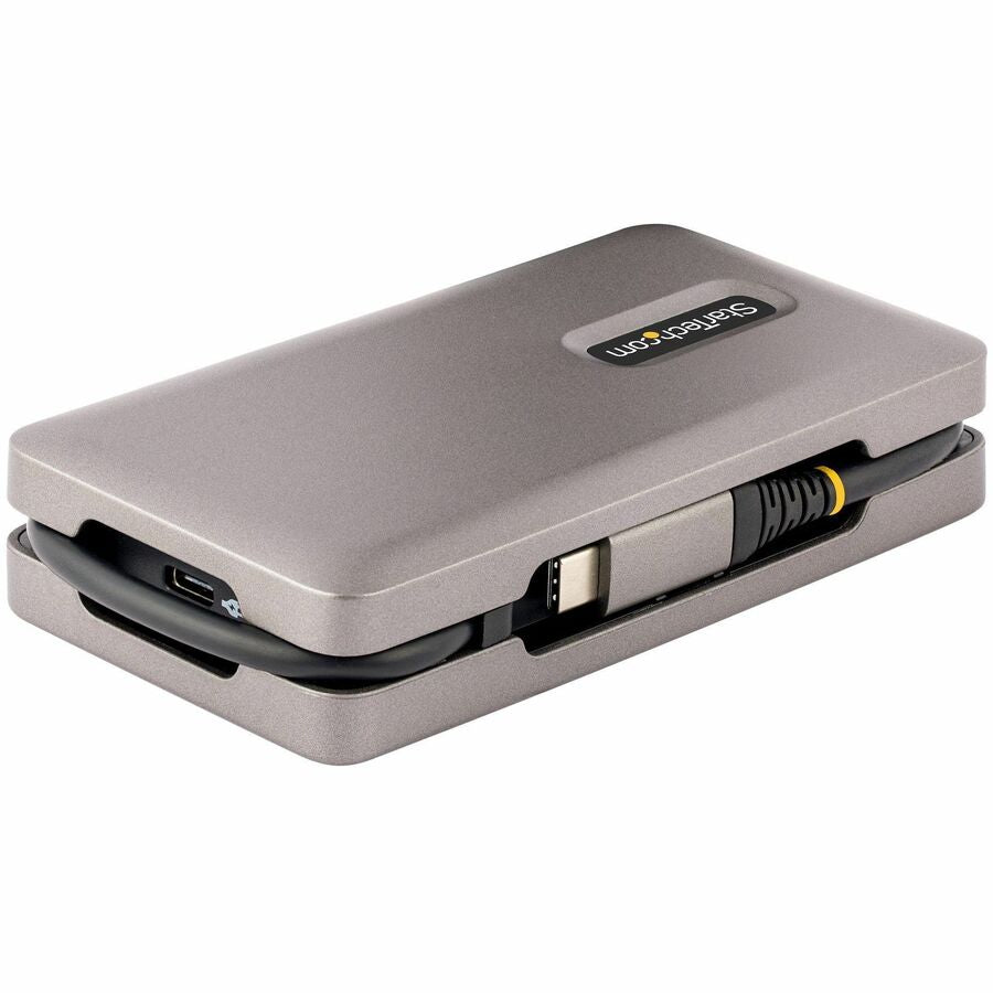 StarTech.com USB-C Multiport Adapter, 4K 60Hz HDMI (HDR), USB 3.2 Gen 2 10Gbps Hub (2xUSB-C/1xUSB-A), 100W PD Pass-Through, GbE, Mini Dock
