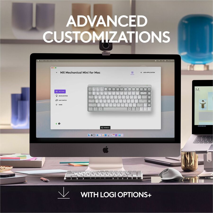 Logitech Master Series MX Mechanical Wireless Illuminated Performance Keyboard
