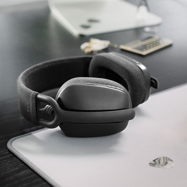 Logitech Zone Vibe 100 Lightweight Wireless Over-Ear Headphones, Graphite