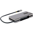 StarTech.com 4-Port USB-C Hub, USB 3.2 Gen 2, 10Gbps, 100W Power Delivery Pass-Through, 12.6in (32cm) Cable, Portable USB Expansion Hub
