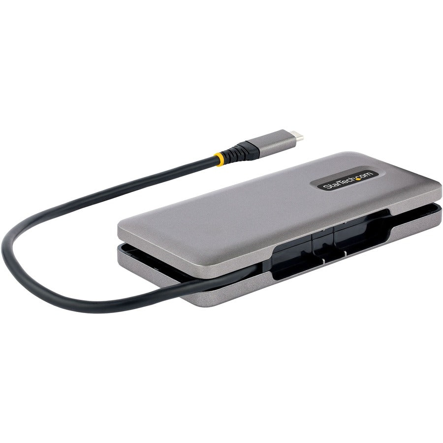 StarTech.com 4-Port USB-C Hub, USB 3.2 Gen 2, 10Gbps, 100W Power Delivery Pass-Through, 12.6in (32cm) Cable, Portable USB Expansion Hub