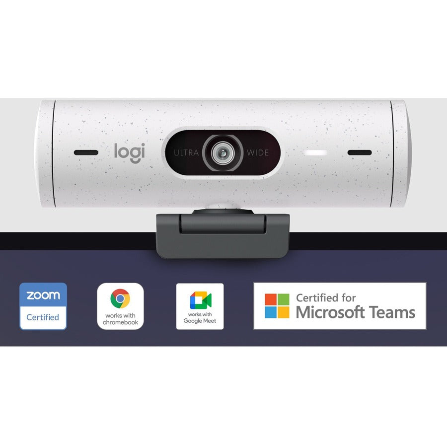 Logitech BRIO 500 Webcam - 4 Megapixel - 60 fps - Off White - USB Type C