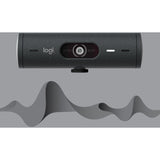 Webcam Logitech BRIO 500 - 4 mégapixels - 60 ips - Graphite - USB Type C