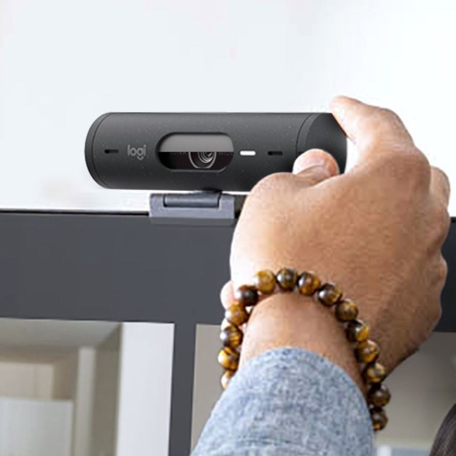 Webcam Logitech BRIO 500 - 4 mégapixels - 60 ips - Graphite - USB Type C