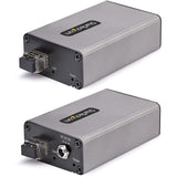 StarTech.com 2-Port USB 3.0 Extender over OM3 Multimode Fiber, LC/LC, 2x 5Gbps USB-A Hub, 350m (1150ft), Durable USB Fiber Optic Extender
