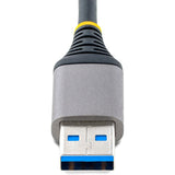StarTech.com 4-Port USB Hub, USB 3.0 5Gbps, Bus Powered, USB-A to 4xA w/ Optional Auxiliary Power, Portable Laptop USB Hub, 1ft/30cm Cable