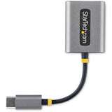 StarTech.com Répartiteur de casque USB-C, adaptateur USB Type-C double avec entrée micro, adaptateur USB-C vers audio 3,5 mm/dongle pour écouteurs/prise auxiliaire