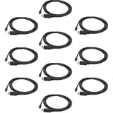 StarTech.com 6ft Mini DisplayPort to DisplayPort 1.2 Cable, 10 Pack, 4K x 2K mDP to DisplayPort Adapter Cable, Mini DP to DP Cord