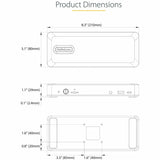 Station d'accueil USB-C StarTech.com, HDMI/DP/DP Alt Mode, triple/double 4K, 7 hubs USB, PD 60 W, GbE, certifiée WWCB