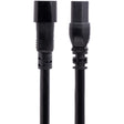 10ft Heavy Duty C14 to C15 Extension Cord - Black