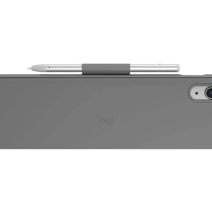 Logitech Slim Folio Carrying Case for 10.9" Apple, Logitech iPad (10th Generation) Tablet - Oxford Gray
