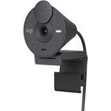 Webcam Logitech BRIO - 2 mégapixels - 30 ips - Graphite - USB Type C - Vente au détail