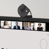 Webcam Logitech BRIO - 2 mégapixels - 30 ips - Graphite - USB Type C - Vente au détail