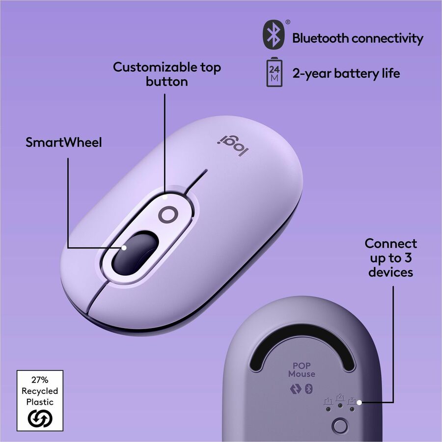 Logitech Pop Mouse - Cosmos