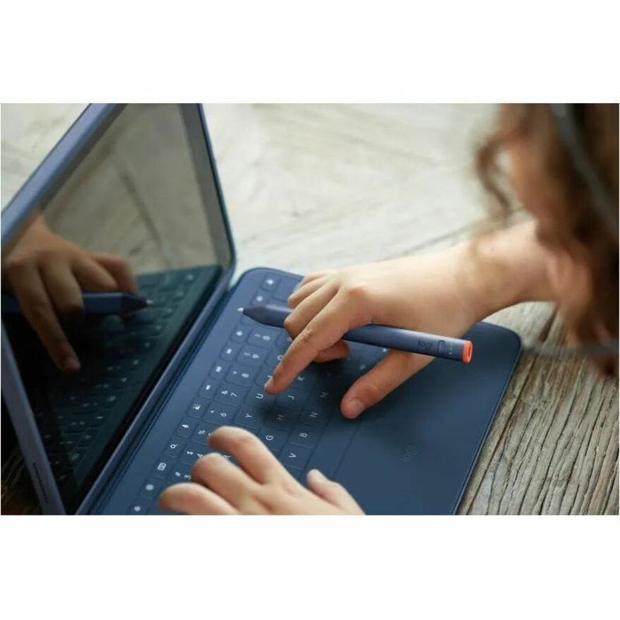 Logitech Rugged Combo 4 Rugged Keyboard/Cover Case (Folio) for 10.9" Apple iPad (10th Generation) Tablet