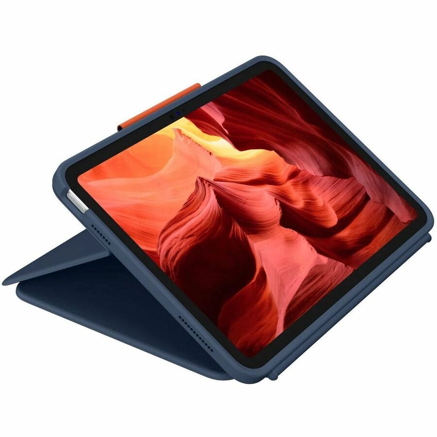 Logitech Rugged Combo 4 Rugged Keyboard/Cover Case (Folio) for 10.9" Apple iPad (10th Generation) Tablet