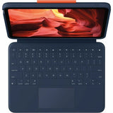 Logitech Rugged Combo 4 Touch Rugged Keyboard/Cover Case (Folio) for 10.9" Apple iPad (10th Generation) Tablet - Classic Blue