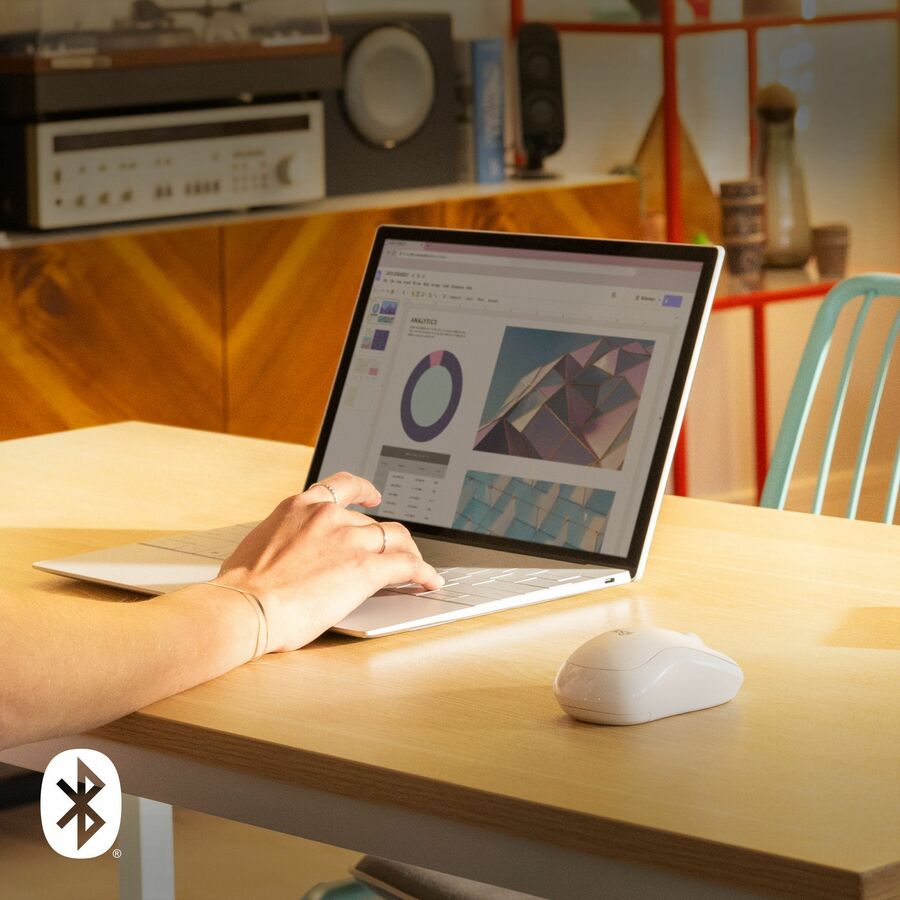 Logitech M240 Silent Bluetooth Mouse White