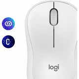 Logitech M240 Silent Bluetooth Mouse White