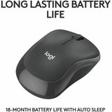 Logitech M240 Silent Bluetooth Mouse Black
