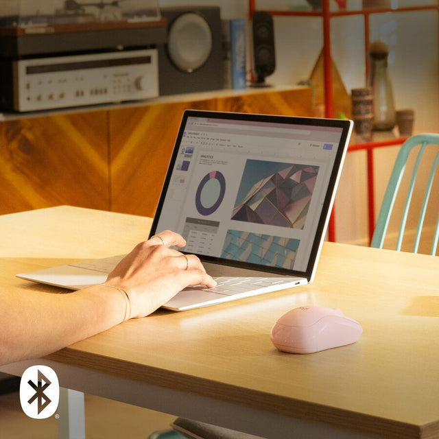 Logitech M240 Silent Bluetooth Mouse Pink