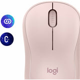 Logitech M240 Silent Bluetooth Mouse Pink
