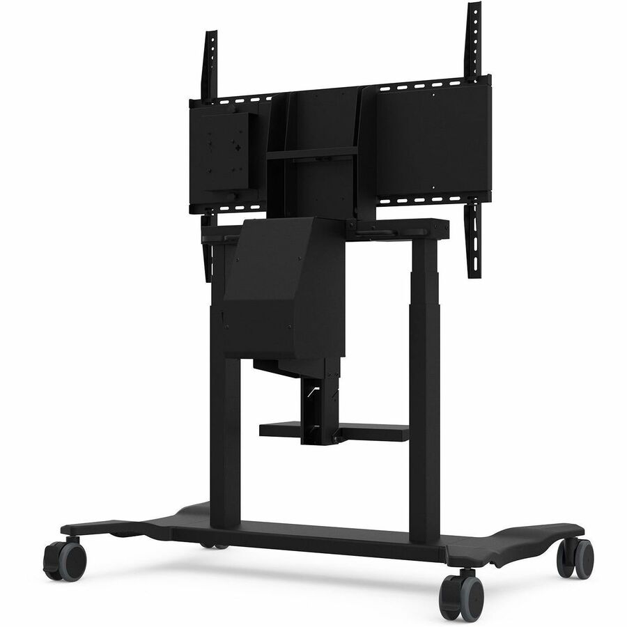 ViewSonic Electric Height Adjustable Mobile Cart With Smooth Motorized Lift