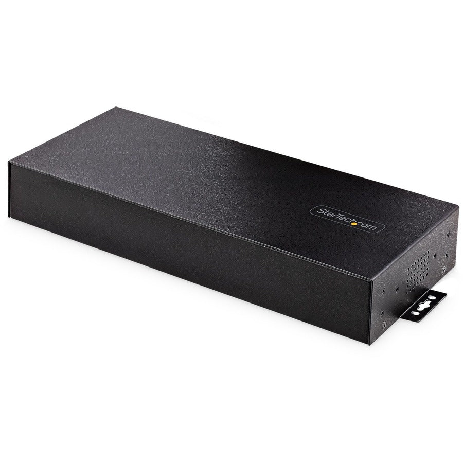 StarTech.com 16-Port Industrial USB 3.0 Hub 5Gbps, Mountable, Terminal Block Power Up to 120W Shared, USB Charging, Dual-Host Hub/Switch 
