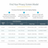 14in Laptop Privacy Screen - 16:9 - Anti-Glare