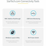 StarTech.com Dual-Laptop USB-C KVM Docking Station, Dual Monitor 4K 60Hz DisplayPort Dock, 5x USB Hub, GbE, 90W/45W PD, Windows/Mac, TAA