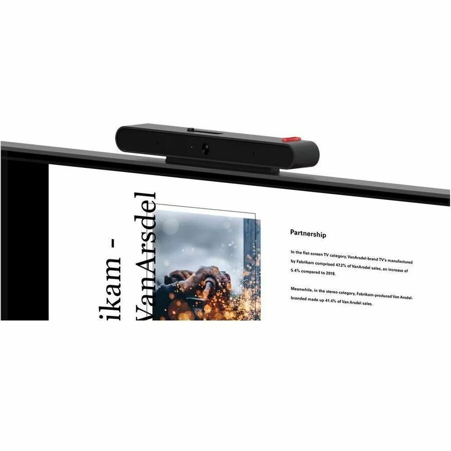 Lenovo ThinkCentre TIO22GEN5 22" Class Webcam Full HD LED Monitor - 16:9 - Black