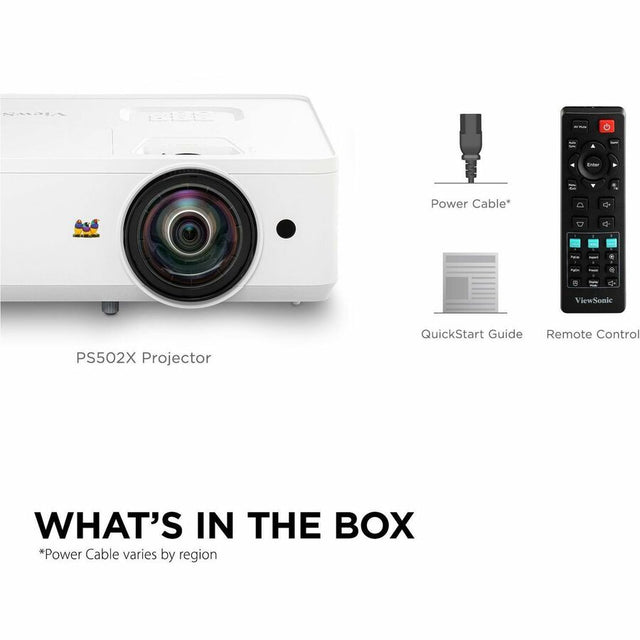 ViewSonic PS502X Short Throw DLP Projector - 4:3 - White