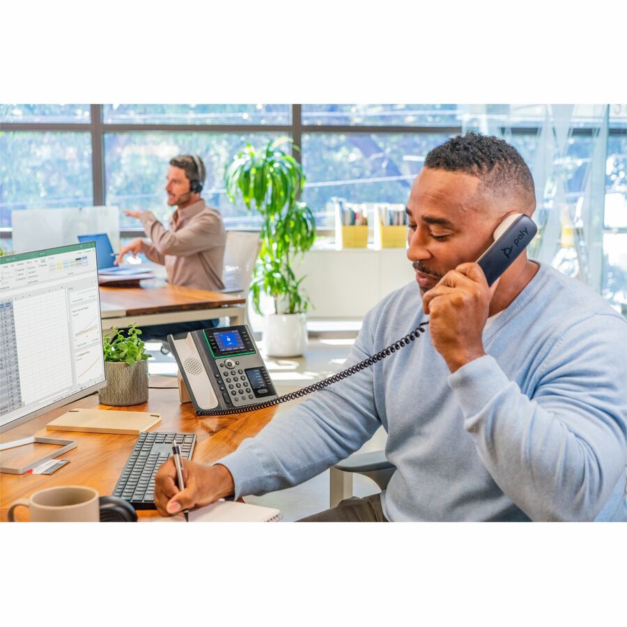 Poly Edge IP Phone - Corded - Corded - Desktop