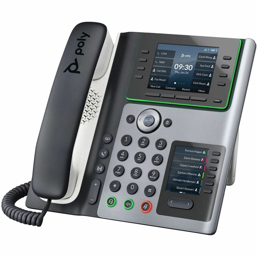 Poly Edge E400 IP Phone - Corded - Corded - Desktop