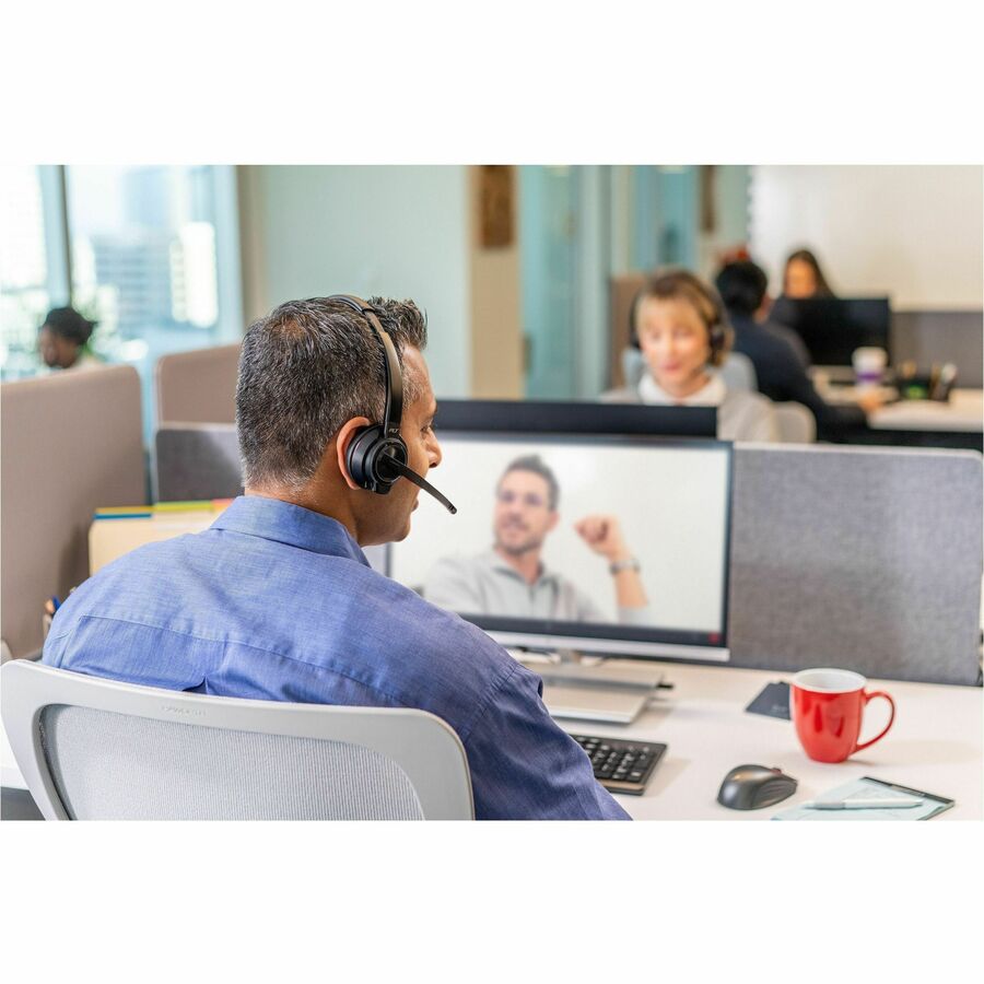 Poly Savi 8210-M Office DECT 1920-1930 MHz Single Ear Headset TAA