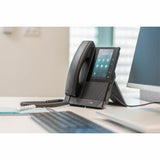 Poly CCX 505 IP Phone - Corded - Corded/Cordless - Wi-Fi, Bluetooth - Desktop, Wall Mountable - Black