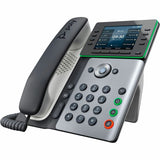 Poly Edge E350 IP Phone - Corded - Corded/Cordless - Wi-Fi, Bluetooth, NFC - 3 Multiple Conferencing - Desktop, Wall Mountable - White, Midnight Blue