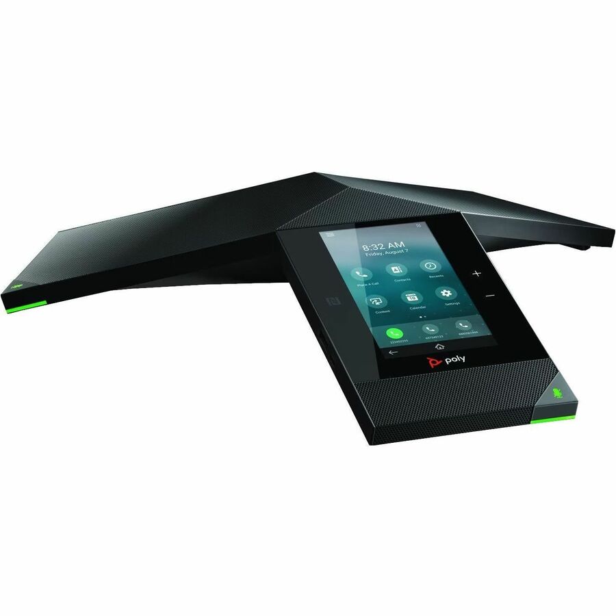 Poly Trio IP Conference Station - Corded/Cordless - Bluetooth, Wi-Fi, NFC - Black