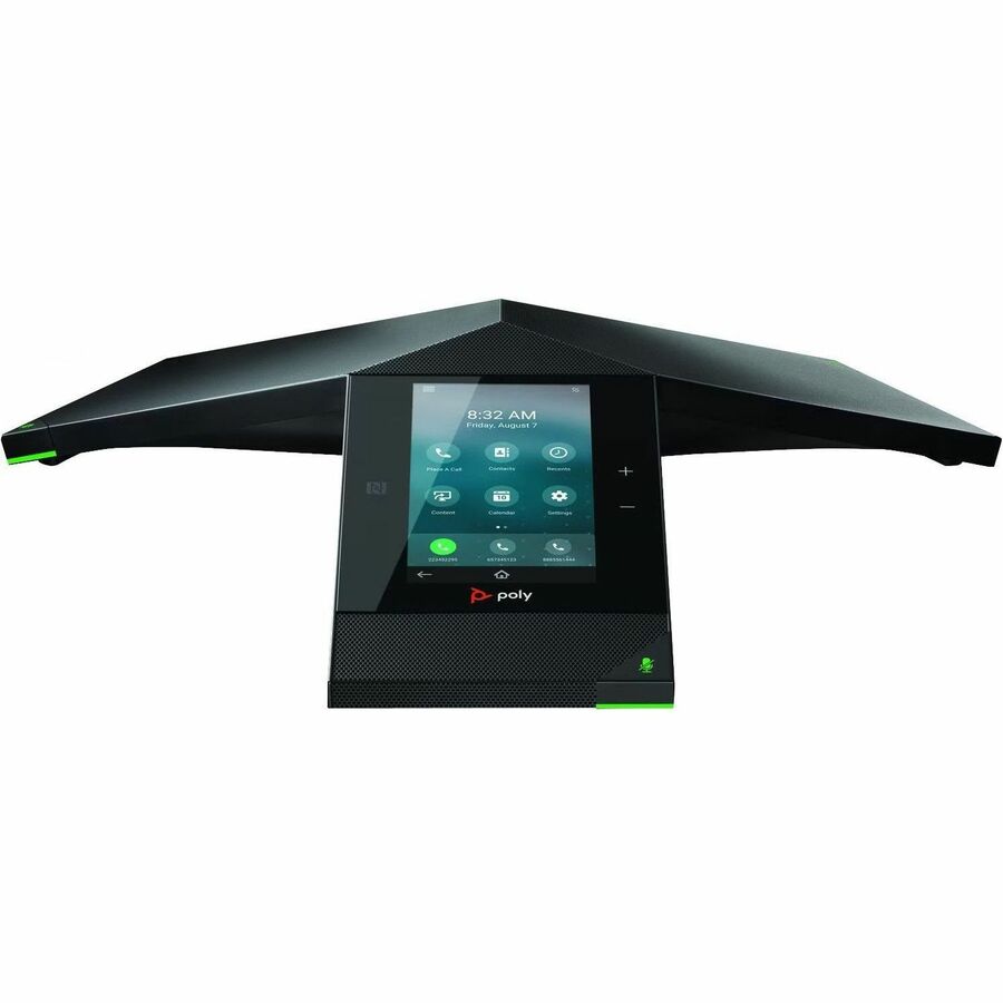 Poly Trio IP Conference Station - Corded/Cordless - Bluetooth, Wi-Fi, NFC - Black