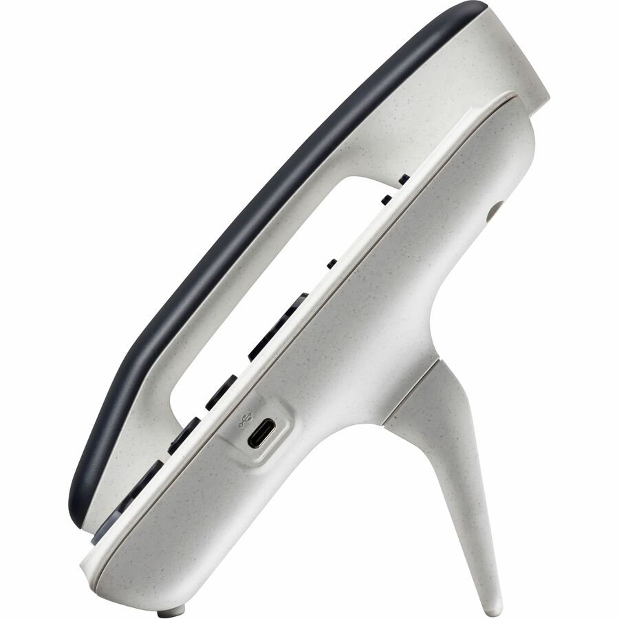 Poly Edge E100 IP Phone - Corded - Corded - 3 Multiple Conferencing - Desktop, Wall Mountable - White, Midnight Blue