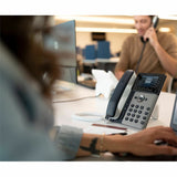 Poly Edge E350 IP Phone - Corded - Corded/Cordless - Wi-Fi, Bluetooth - Desktop, Wall Mountable - Black