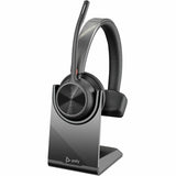 Poly Voyager 4310 UC Monaural Headset + BT700 USB-A Adapter + Charging Stand