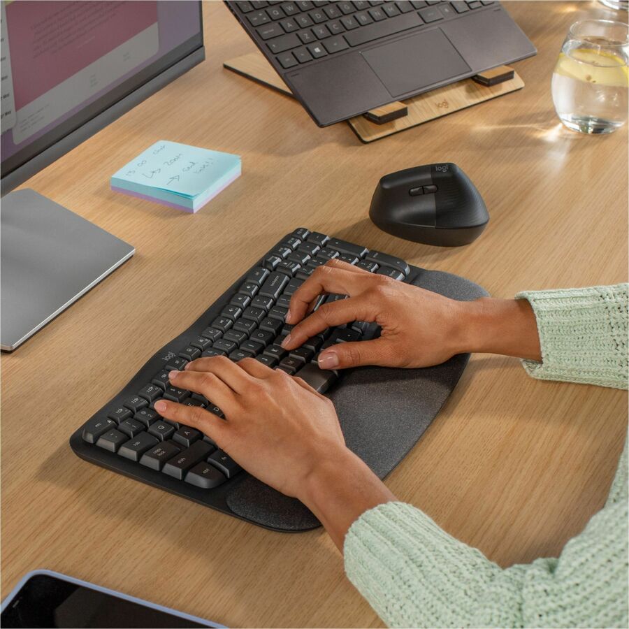 Logitech Wave Keys Keyboard, Black